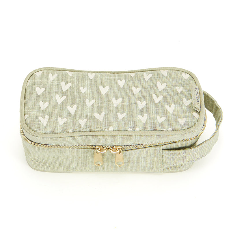 Lunch Box - Little Hearts Sage