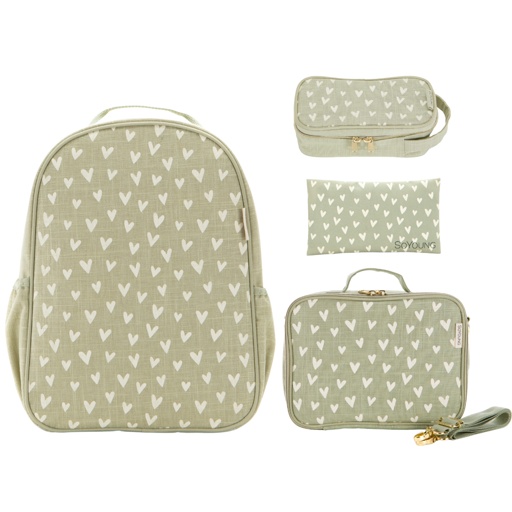 Little Hearts Sage Toddler Bundle - 4pc