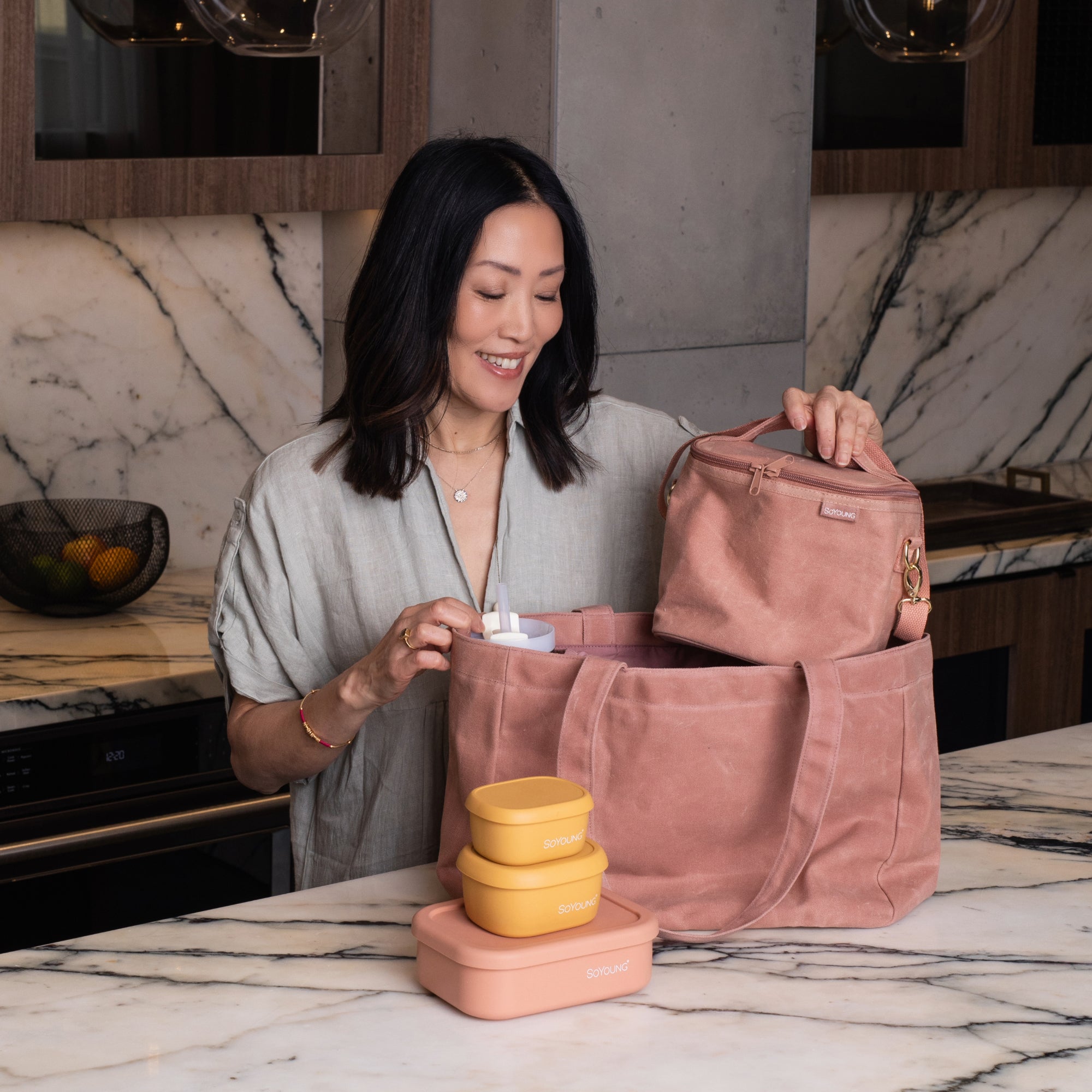 Nude Pink Charlie Tote