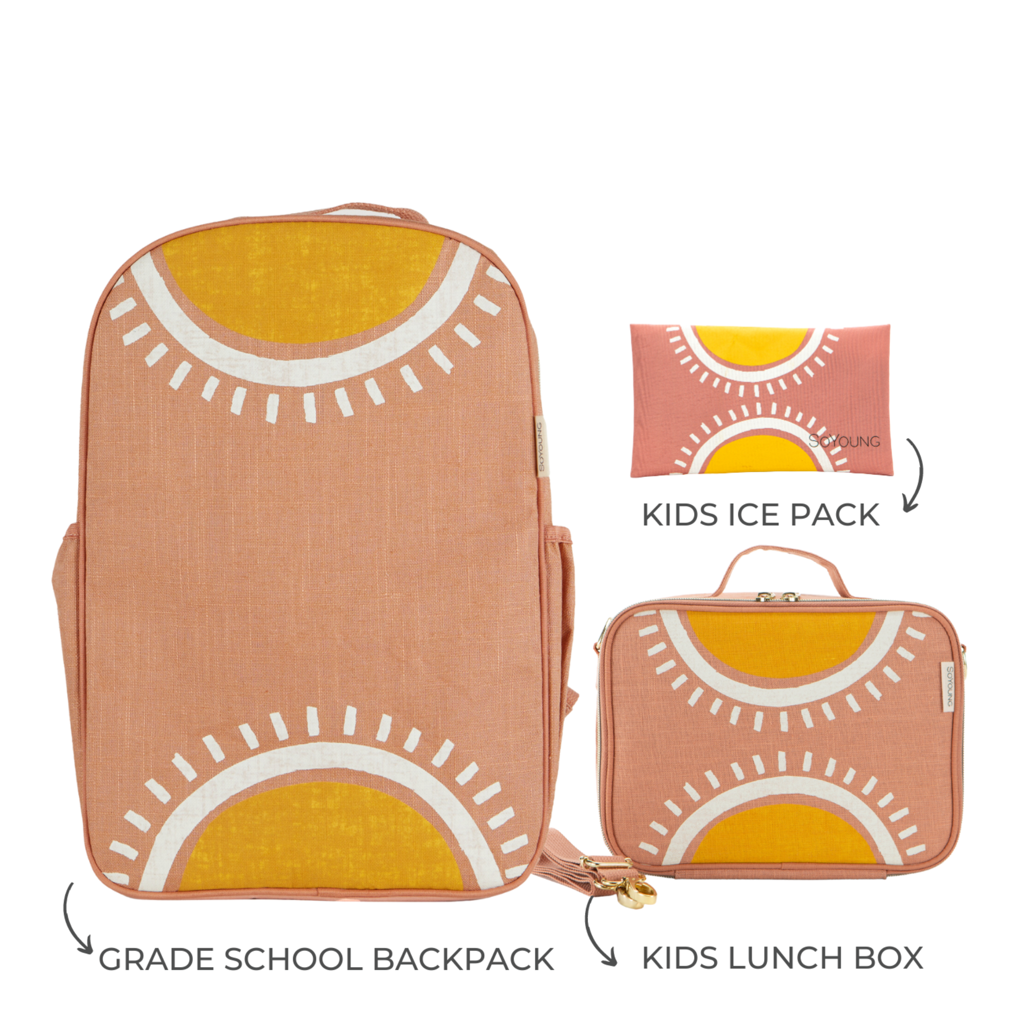 Sunrise Muted Clay Grade School Bundle - 3pc