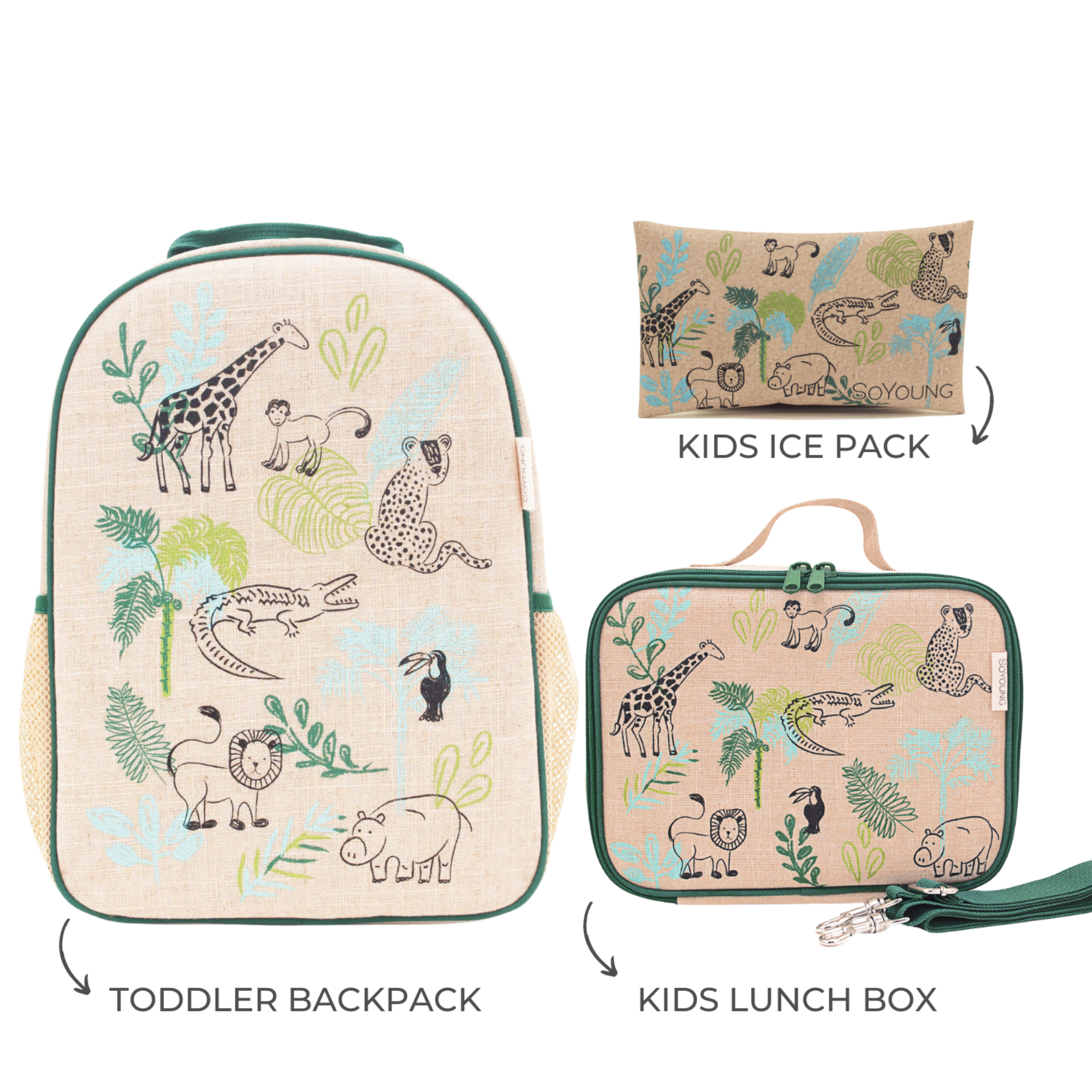 Safari Friends Toddler Bundle - 3pc