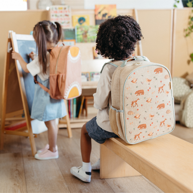 Kid 2024 carrying backpack